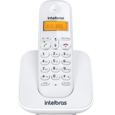 Imagem de Telefone sem Fio Intelbras Ts 3110 Branco, Display Luminoso, Identific