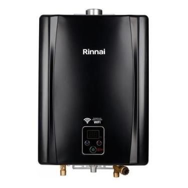 Imagem de Aquecedor A Gás Digital 21l e211 Black Glp Rinnai REUE211FEHPL3