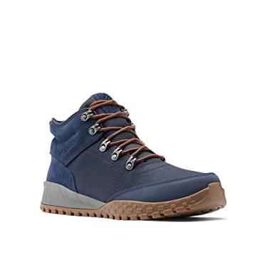 Imagem de Columbia Fairbanks Mid Snow Tênis masculino, Azul-marinho universitário/madeira, 9.5