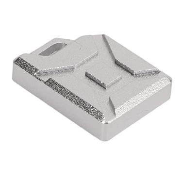 Imagem de Ferramenta de simulação de tanque de combustível, simulação de tanque de combustível seguro para Axial SCX24 AXI90081 1/24 para Axial SCX24 AXI00001 1/24(Silver S)