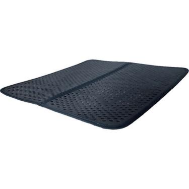 Imagem de Tapete Sanitário São Benedito Pet Coletor de Areia TapeCats Preto para Gatos Pequeno Porte - Tam. Único