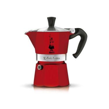 Imagem de Cafeteira Moka Express 6 Xícaras Vermelha Bialetti