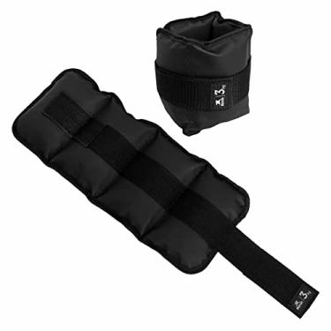 Imagem de Caneleira de Peso 3kg Muvin – Tornozeleira – Ajustável – Academia – Treino – Exercício – Fitness – Musculação – Fortalecimento e Tonificação dos Membros Inferiores – Resistente - Par