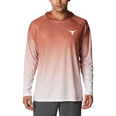 Imagem de Columbia Moletom masculino com capuz Collegiate Super Terminal, TEX – estampa de cedro gradiente, GG