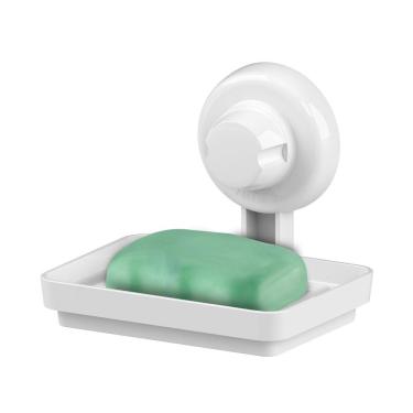 Imagem de Suporte Para Sabonete Saboneteira De Parede Com Ventosa Abs Branco - 402bc Future