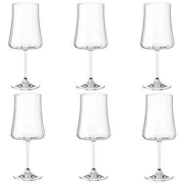 Imagem de Jogo de 6 Taças para Vinho 460ml Conjunto de Taças Pleasure Titânio Haus Concept