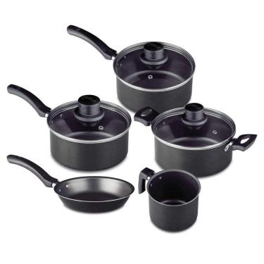 Imagem de Conjunto Perfect Antiaderente Black Eirilar 5 peças