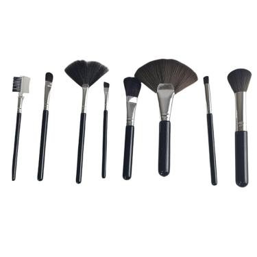 Imagem de Pincel Kit 8 peças Maquiagem Make Up Sombra Corretivo Base Profissional