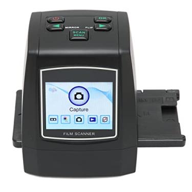 Imagem de Vbestlife Scanner de filme digital, scanner portátil de imagem de tela LCD colorida de 2,4 polegadas, 135/35/126/110/8 mm, compatível com negativos, slides e filmes (plugue dos EUA)