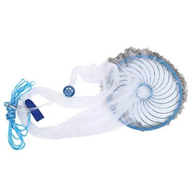 Imagem de Rede de pesca fundida,360 cm, rede de pesca de arremesso manual, corrente de ciclo de nylon de alta resist¨ºncia com design de 360 ??graus para equipamento de fundi??o de isca, Rede de Pesca Arre