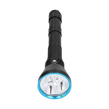 Imagem de Vbestlife Luz de mergulho, lanterna de luz forte de 15000 lm, 3 luzes LED XHP70.2, para pesca, acampamento, mergulho, para pesca subaquática de 150 m