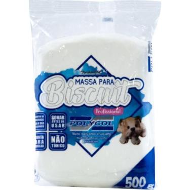 Imagem de Massa De Porcelana Fria Biscuit 500G Super Branca - Lumo