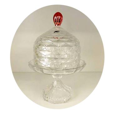 Imagem de Redoma De Vidro Com Pé E Ponta Rose Home Design