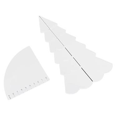 Imagem de Conjunto de Modelos de RéGua de Costura DIY, Ferramentas de Padrão de Costura Amplamente CompatíVeis, AcríLico Transparente, Conveniente, Costura FáCil para Trabalhos Manuais (S)