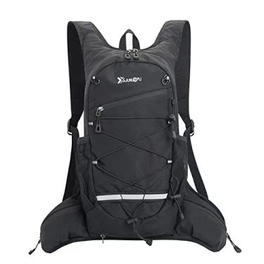 Imagem de Mochila de esportes ao ar livre, mochila de hidratação de ciclismo, mochila impermeável para caminhadas cross-country JUNleTU-2033 (Preto)