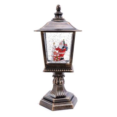 Imagem de Lanterna Papai Noel Com Neve Com Led 30x13 1105293