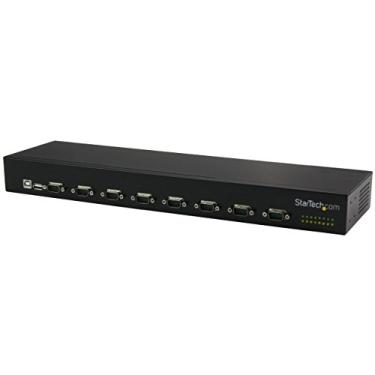 Imagem de StarTech. com USB para Serial Hub - 8 portas - Retenção de porta COM - Montagem em rack e margarida correntável - FTDI USB para cubo RS232 (ICUSB23208FD)