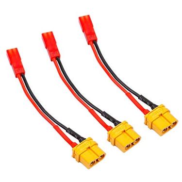Imagem de FLY RC Adaptador de carregamento 3 peças XT60 fêmea para JST fêmea fio de chumbo para avião carro helicóptero carregador
