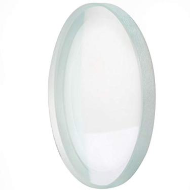 Imagem de Joytech Espelho côncavo de vidro de cristal K9 com 100 mm de diâmetro, ótimo acessório de topo côncavo duplo de superfície transparente de DZ04