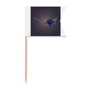 Imagem de Bandeiras inteligentes do zodíaco chinês com vitalidade inteligente para marcação de palito de dentes, placa de queijo, comida de bolo