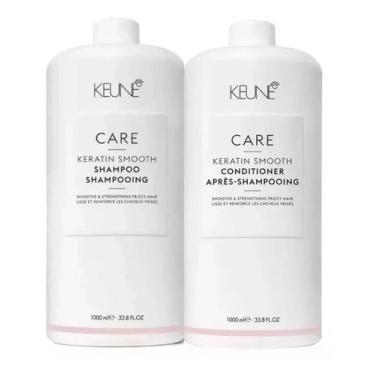 Imagem de Keune Keratin Smooth Shampoo 1000ml + Condicionador 1000ml