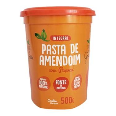 Imagem de Pasta de Amendoim com Paçoca - Terra dos Grãos - 500 g