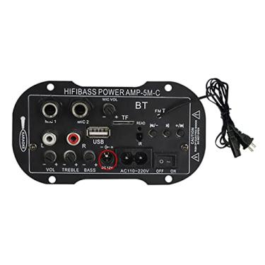Imagem de predolo Placa de Amplificador Digital Bluetooth para Carro de Alta de 5" Som Estéreo com Controle Remoto, Multicolorido