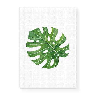 Imagem de Arte Maníacos Quadro Decorativo em Tela Canvas Folha Costela de Adão Furos - 23x16,25cm