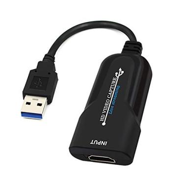 Imagem de Cartão de captura de jogos HDMI NXSI USB 3.0, adaptador de transmissão confiável para vídeo Uvc 1080p e Uac para gravação de transmissões de vídeo ao vivo