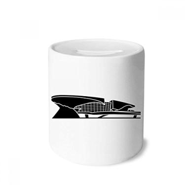 Imagem de DIYthinker Porta-moedas de cerâmica com um marco famoso da Alemanha