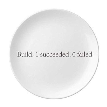 Imagem de Programador de Interface Build Programmer Prato Decorativo de Porcelana Salver Talheres Prato de Jantar