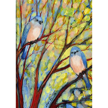 Imagem de Toland Home Garden Birdwatch 31,5 x 45,7 cm, bandeiras coloridas e coloridas para jardim de primavera e verão