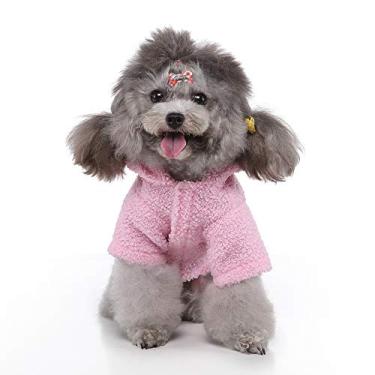 Imagem de UponPak Suéter de cachorro para animais de estimação quente pijama macio suéter de gato roupas para filhotes pequeno suéter de inverno para cães