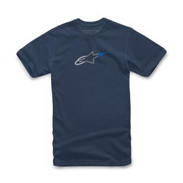 Imagem de Camiseta Alpinestars Ageless Rake Azul Masculina