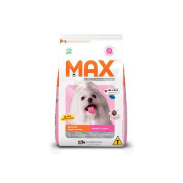 Imagem de Ração Max Para Cães Adultos Raças Pequenas Sabor Frango E Arroz 20Kg -
