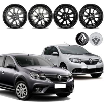 Imagem de Jogo calota Renault Logan Sandero 14 15 16 17 18  20  Aro 15