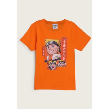 Imagem de Infantil - Camiseta Brandili Naruto Laranja Brandili 35954 menino