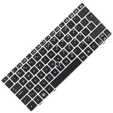 Imagem de Teclado Hp Elitebook 2560p 6037b0055137 Us Frame Prata