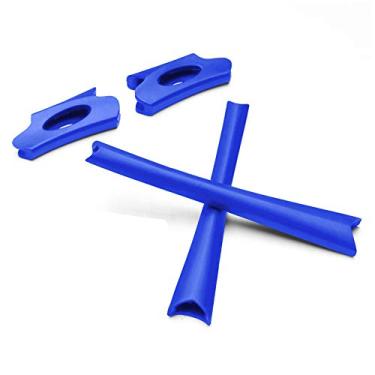 Imagem de ToughAsNails Meias de substituição azul profundo para óculos de sol Oakley Flak Jacket XLJ/Flak Jacket