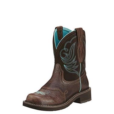 Imagem de Ariat Bota feminina Fatbaby Heritage Dapper Western, Royal Chocolate/Fudge, 37