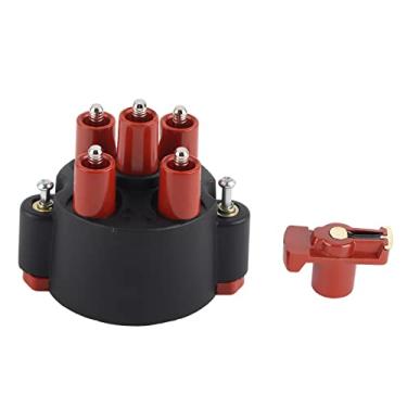 Imagem de Kit de rotor de tampa de distribuidor, tampa e rotor, tampa do distribuidor de ignição, adequada para fornecer compatibilidade precisa e desempenho confiável