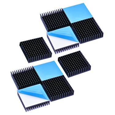 Imagem de Easycargo Kit de dissipador de calor de 40 mm 40 x 40 x 11 mm + fita adesiva condutora térmica 3M 8810, dissipador de calor mais frio para resfriamento de motor de impressora 3D, TEC1-12706 Peltier