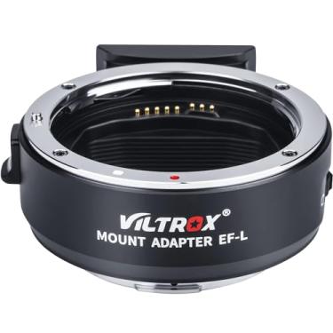 Imagem de VILTROX Adaptador de montagem de lente EF-L Adaptador de anel conversor de montagem de lente de foco automático compatível com lentes Canon EF/EF-S para câmera Leica L Mount SL2/Lumix S1 S1H S5/Sigma