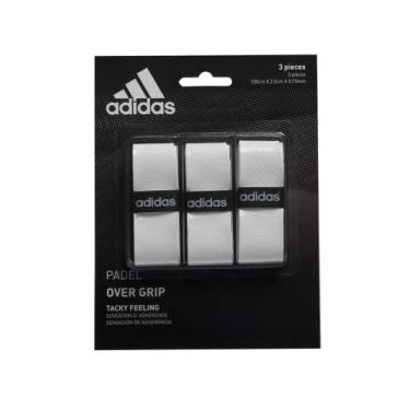 Imagem de adidas Conjunto de tênis Overgrip Padel, tamanho único, unissex - adulto, padel OV, branco, tamanho único