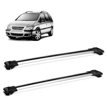 Imagem de Rack Teto Travessa Larga Zafira 2001 a 2012 Aluminio Prata
