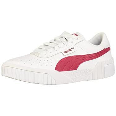 Imagem de PUMA Tênis feminino California, Branco/Vermelho persa, 9