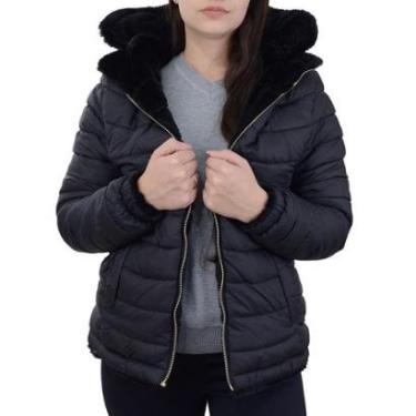 Imagem de Jaqueta Feminina Pellini Dupla Face Preta - GD-3803-Feminino