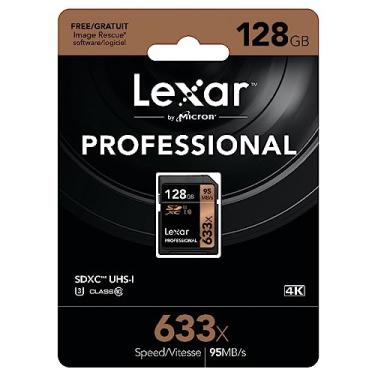 Imagem de Lexar Cartão profissional 633x 128GB SDXC UHS-I (LSD128GCB1NL633) preto