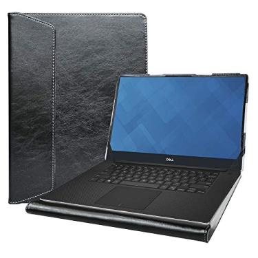Imagem de Alapmk Capa protetora para notebook Dell XPS 15 7590/ Inspiron 15 2 em 1 7500 7506 i7506-7958SLV-PUS/Inspiron 15 7500 7501/ Vostro 5501 5502/ Vostro 7500/ Precision 3560 39.6 cm Laptop. Top, preto