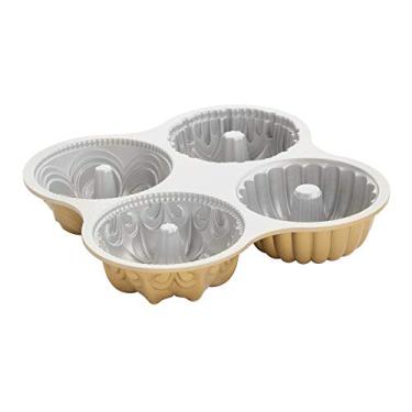 Imagem de Forma para Bolo - Gold Quartet Pan Nordic Ware Dourado
